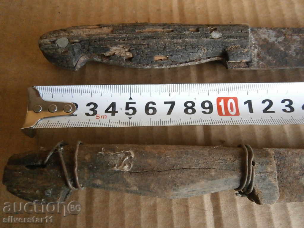 лот два старинни примитивни ножа нож - 6 лот два старинни примитивни ножа нож - 6