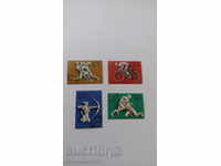 Γραμματόσημα ΕΣΣΔ Arcade XXII Olimpiadы Μόσχα '80 Αρχαία Αθλητισμός