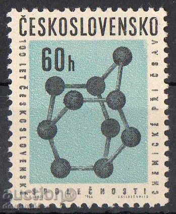 1966. Cehoslovacia. 100 de ani de firma cehă chimice.