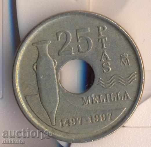 Spania 25 pesetas 1997