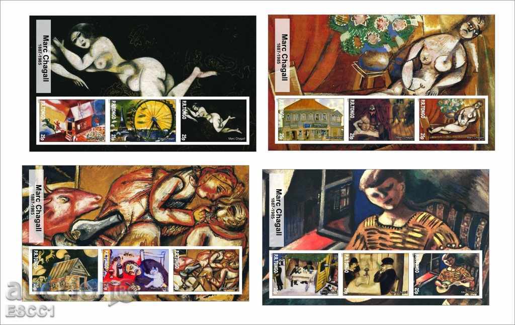 Καθαρίστε μπλοκ ζωγραφικής Marc Chagall 2017 Τόνγκο