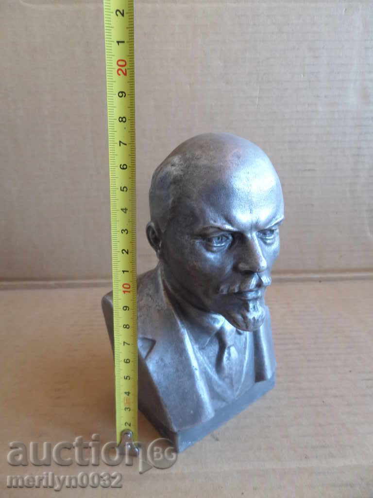 Auction Aluminum bust Lenin figure plastic statuette sculpture Auction Aluminum bust Lenin figure plastic statuette sculpture