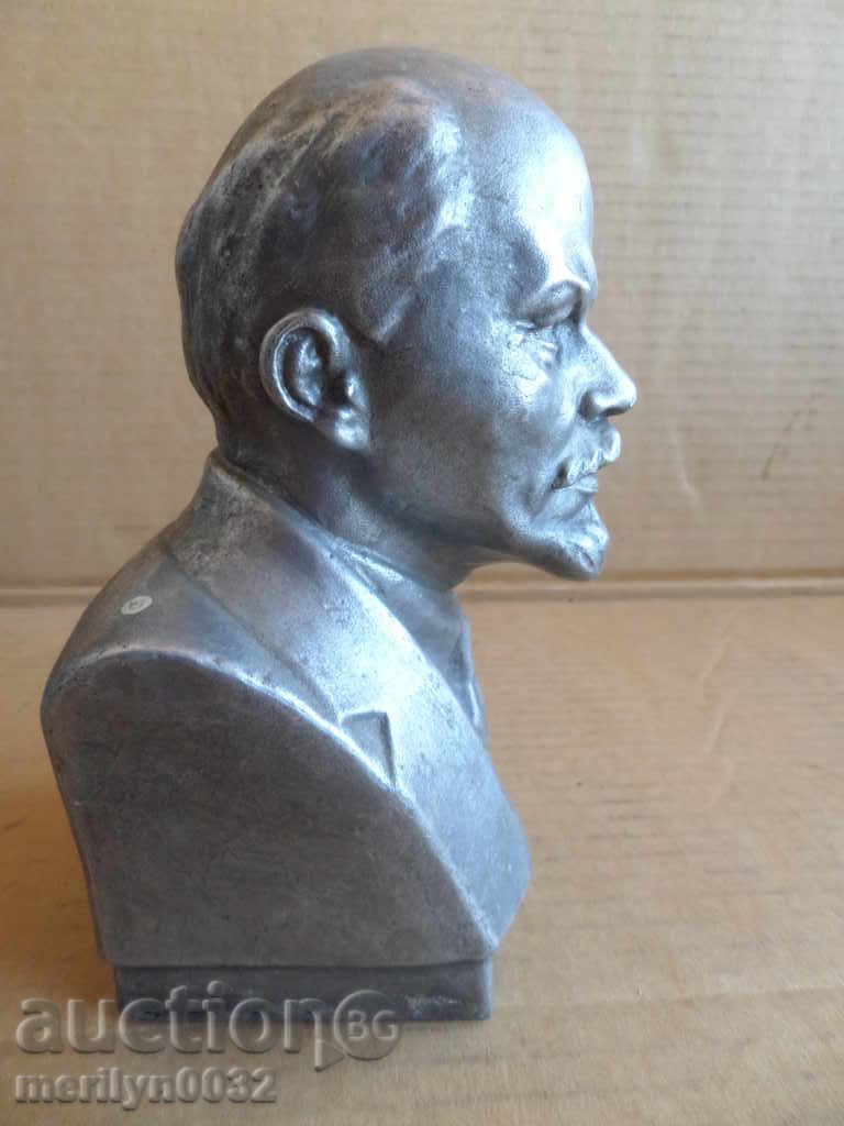 Aluminum bust Lenin figure plastic statuette sculpture - 6 Aluminum bust Lenin figure plastic statuette sculpture - 6