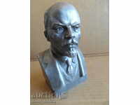 Bust din aluminiu figurina Lenin sculptura statueta din plastic