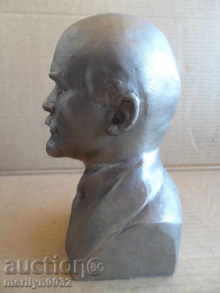 Auction Aluminum bust Lenin figure plastic statuette sculpture Auction Aluminum bust Lenin figure plastic statuette sculpture