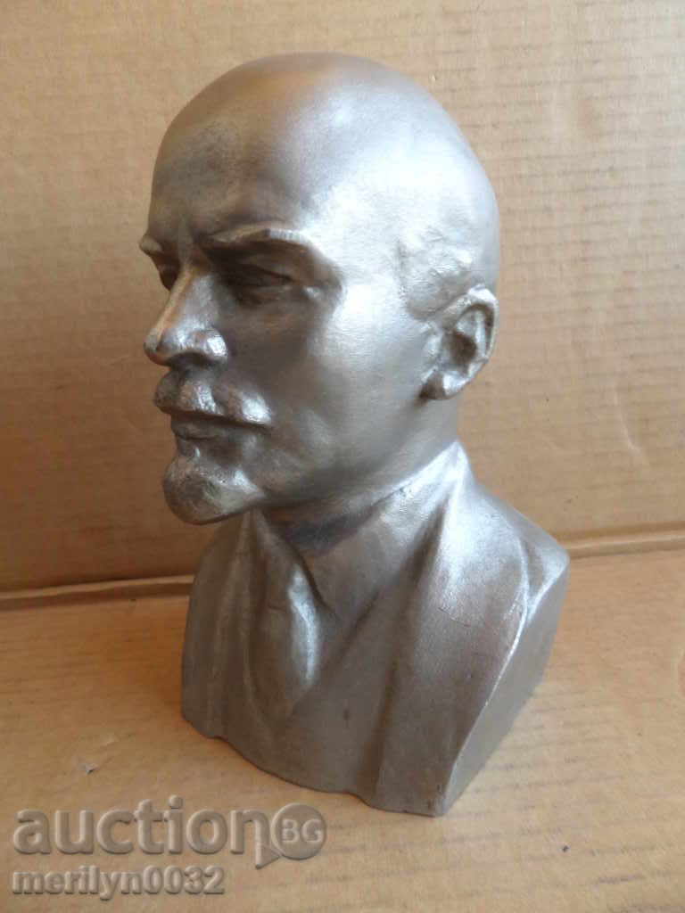 Aluminum bust Lenin figure plastic statuette sculpture - 6 Aluminum bust Lenin figure plastic statuette sculpture - 6
