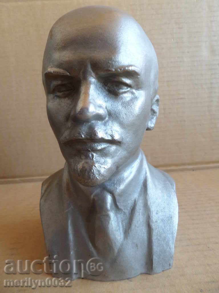 Aluminum bust Lenin figure plastic statuette sculpture - 7 Aluminum bust Lenin figure plastic statuette sculpture - 7