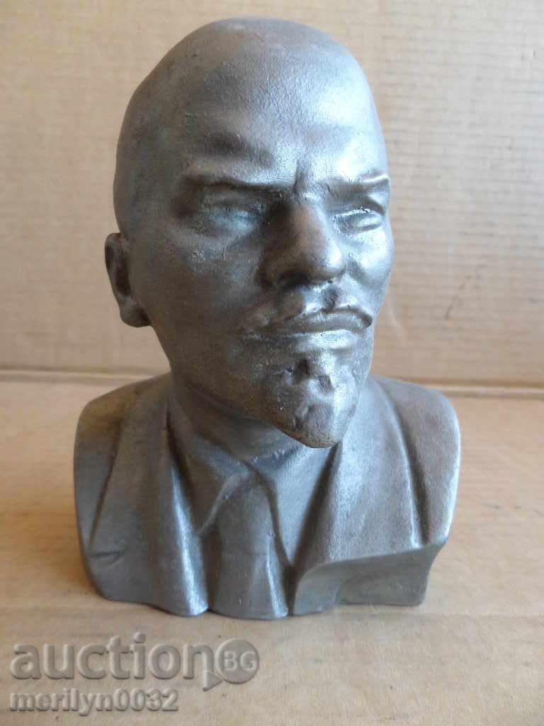 Aluminum bust Lenin figure plastic statuette sculpture - 6 Aluminum bust Lenin figure plastic statuette sculpture - 6