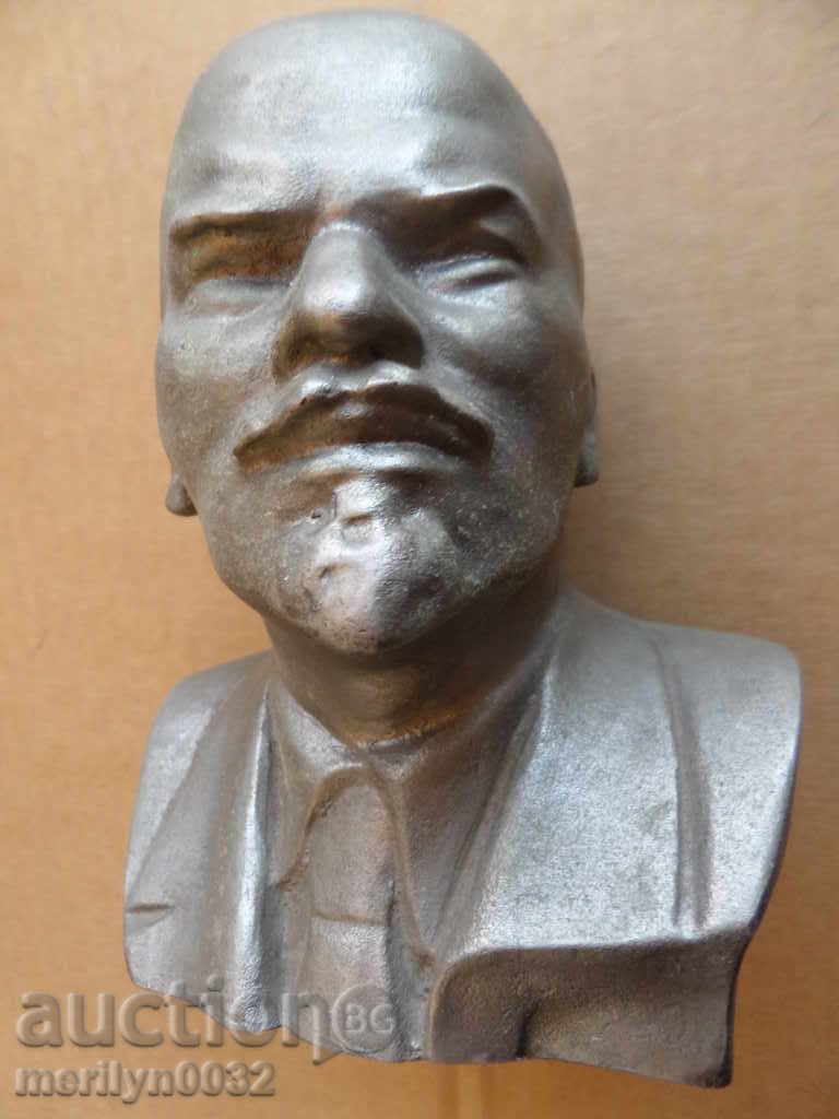 Aluminum bust Lenin figure plastic statuette sculpture - 7 Aluminum bust Lenin figure plastic statuette sculpture - 7