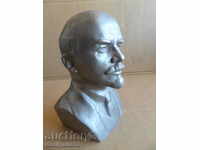 Bust din aluminiu figurina Lenin sculptura statueta din plastic