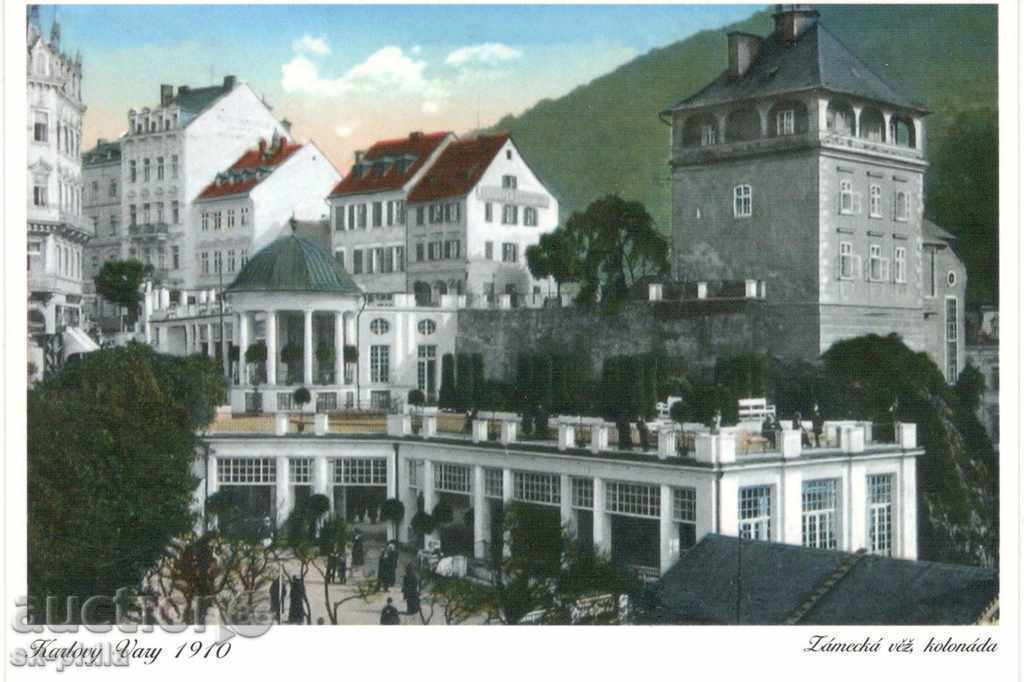 Postcard - Karlovy Vary in 1910