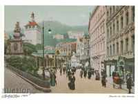 Carte poștală - Karlovy Vary în 1909