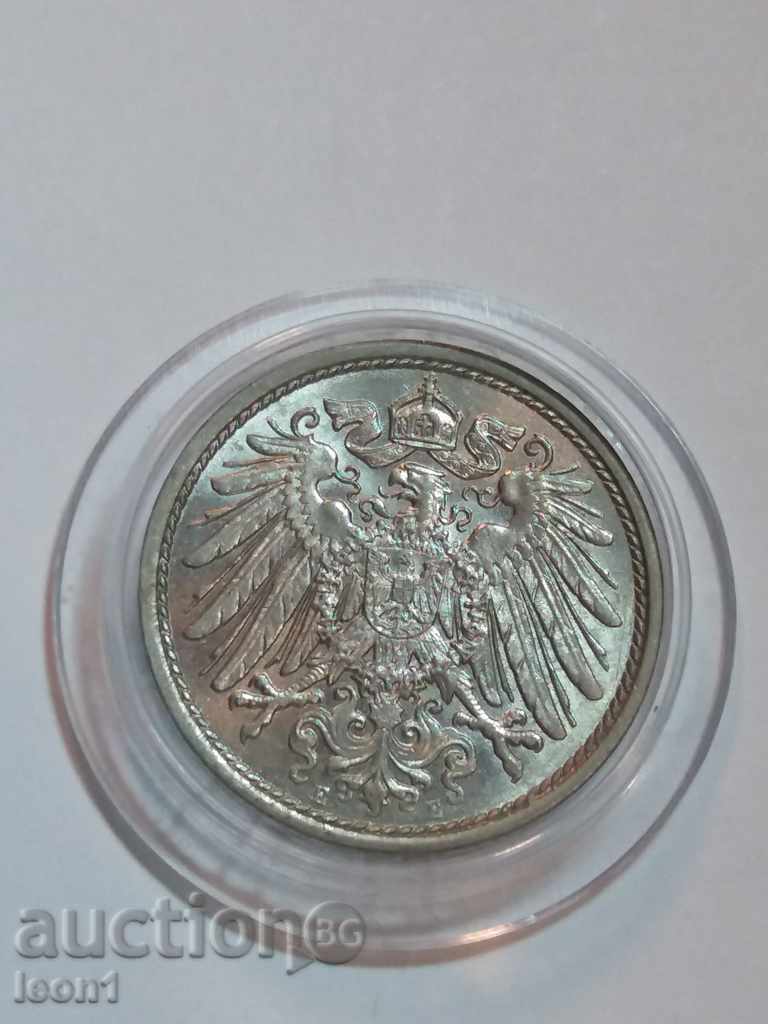 Germany 10 pfennig 1908 E with price 55.00 BGN | € 28.12 Germany 10 pfennig 1908 E with price 55.00 BGN | € 28.12