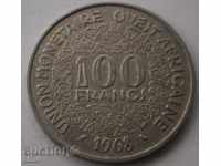 Ανατολική Αφρική Franca 100 1968 Γαλλία
