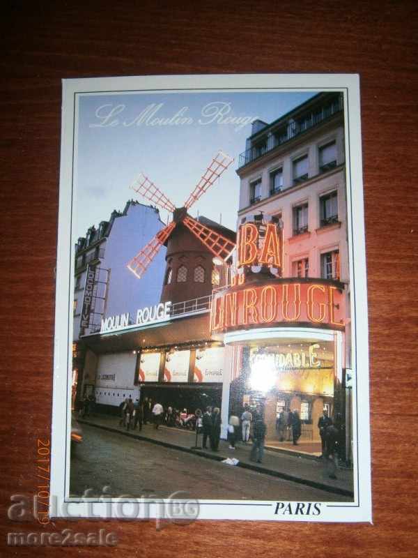 Κάρτα PARIS - Παρίσι - Γαλλία - Moulin Rouge