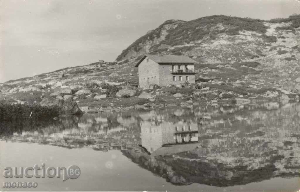 Old postcard - Rila, hut "Ribni ezera"?