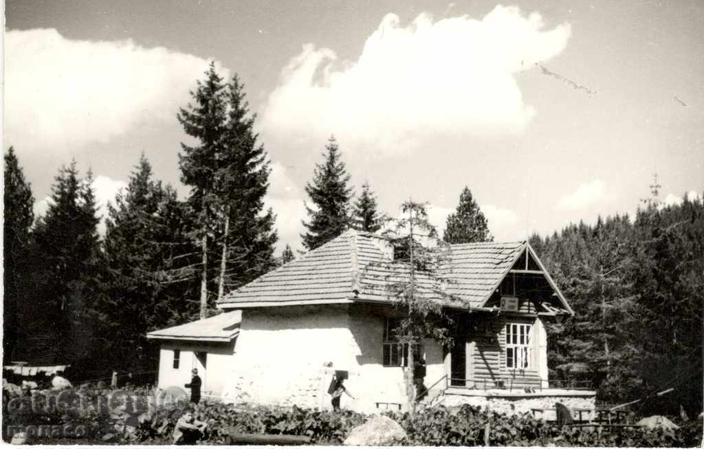 Old postcard - Rila, hunting lodge "Lovna"