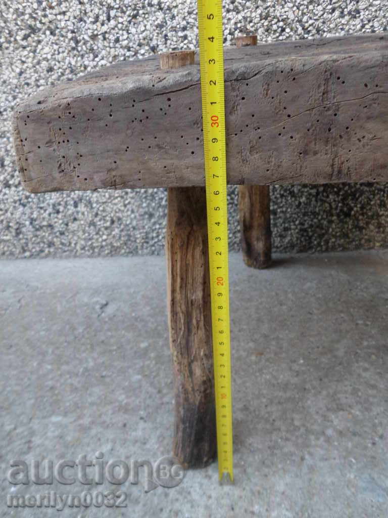 Delivery of Old three-legged chair, chair, wooden, primitive