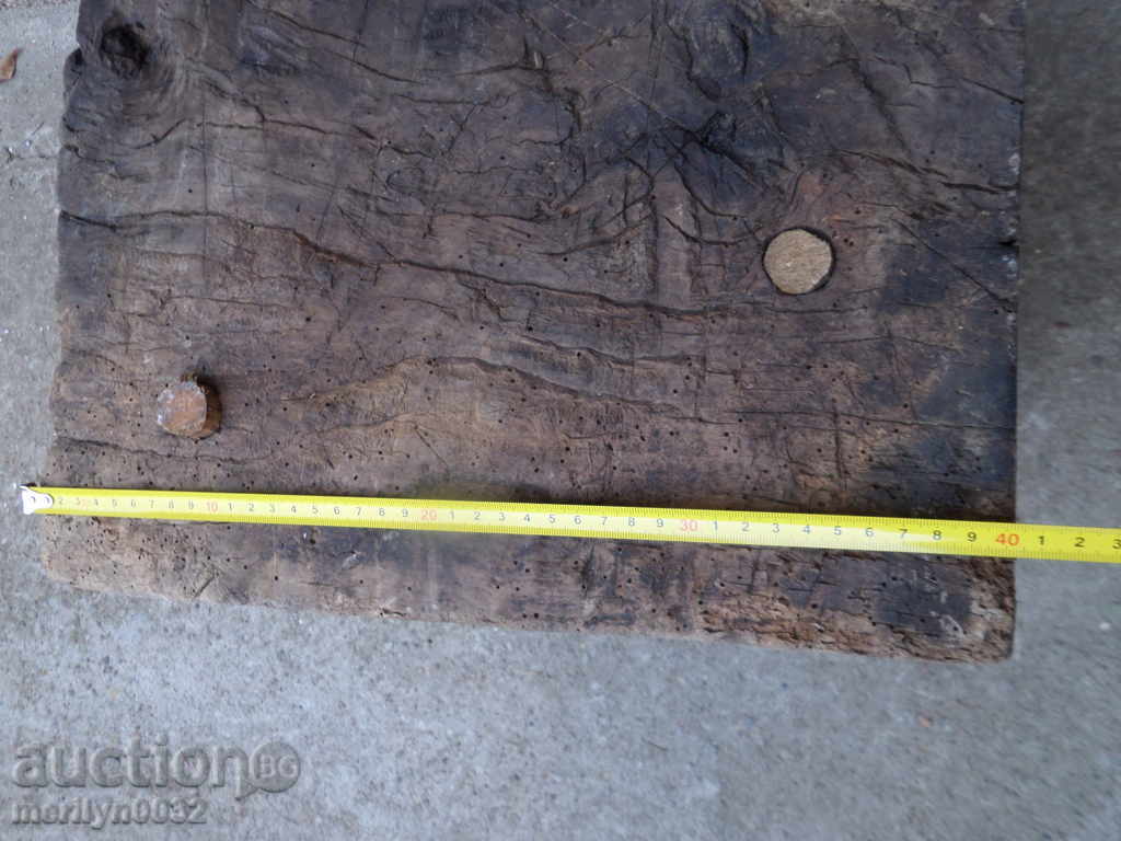 Old three-legged chair, chair, wooden, primitive - 5