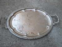 Old metal tray, tray, plateau