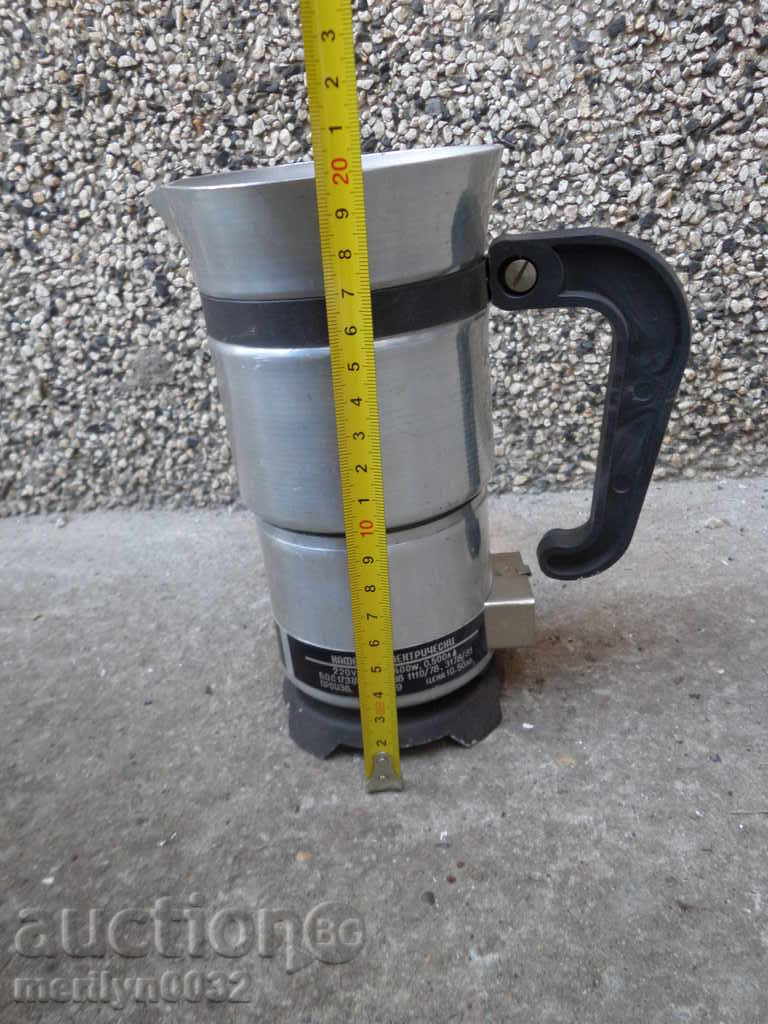 Delivery of An old electric coffee maker Delivery of An old electric coffee maker