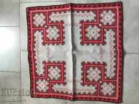 Square, Bedspread, stitch, linen, size 60/57 cm, muslin