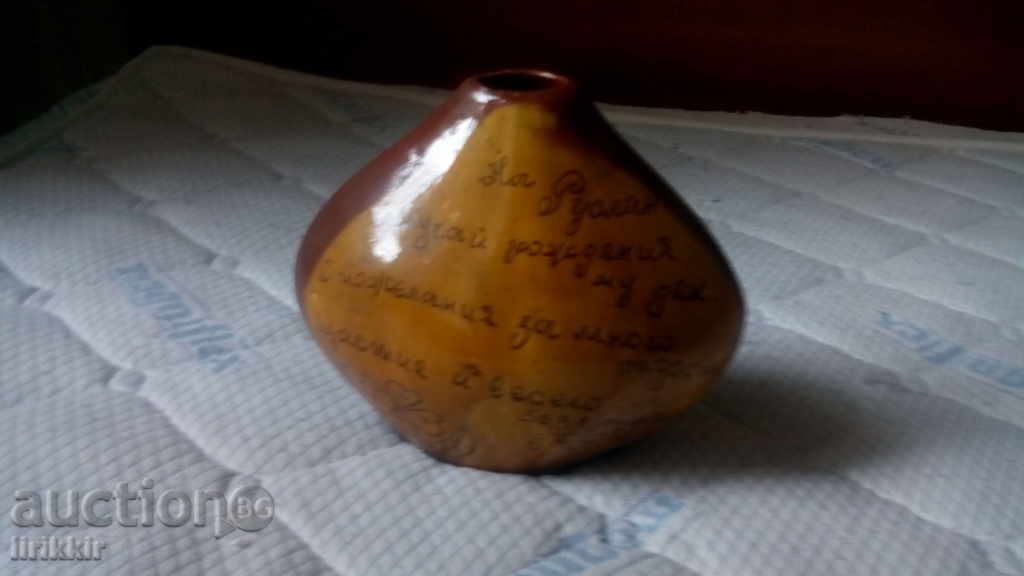 VAZA ORIGINALA FRUMOASA CERAMICA cu preț 8.00 BGN | € 4.09