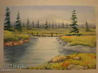 Watercolor-landscape-30/21cm.