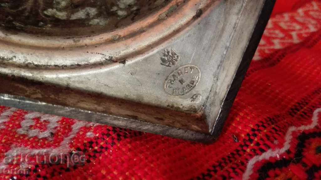 Old silver candlestick - 5