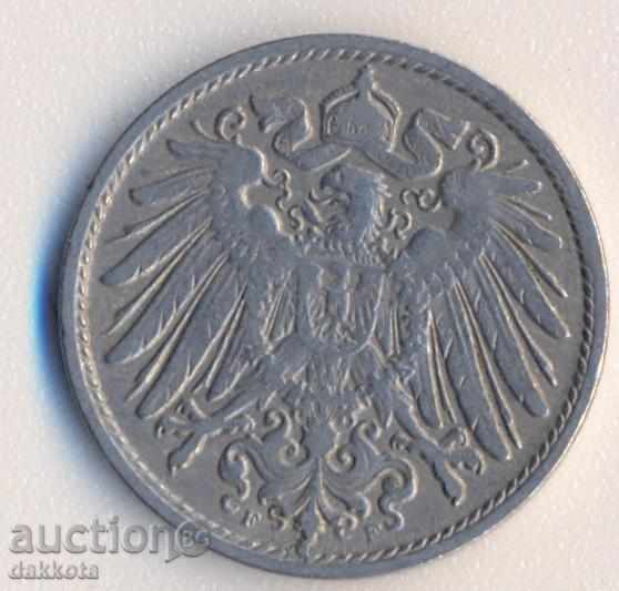Germany 10 pf 1906f with price 2.50 BGN | € 1.28 Germany 10 pf 1906f with price 2.50 BGN | € 1.28