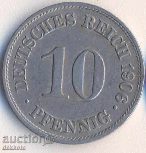 Γερμανία 10 pfeniga 1906a