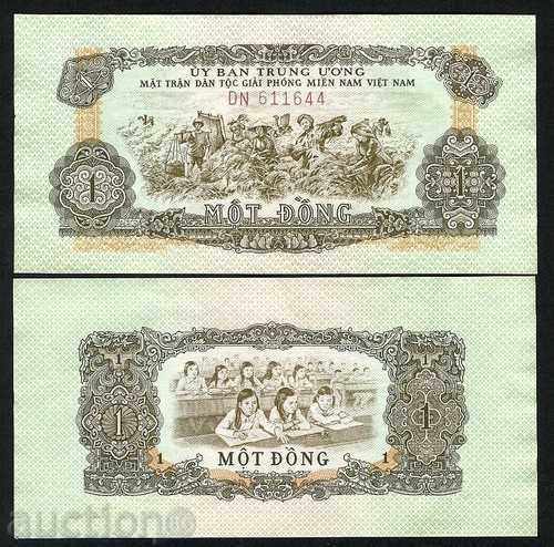 +++ SOUTH VIETNAM 1 DONG R R4 1963 UNC +++