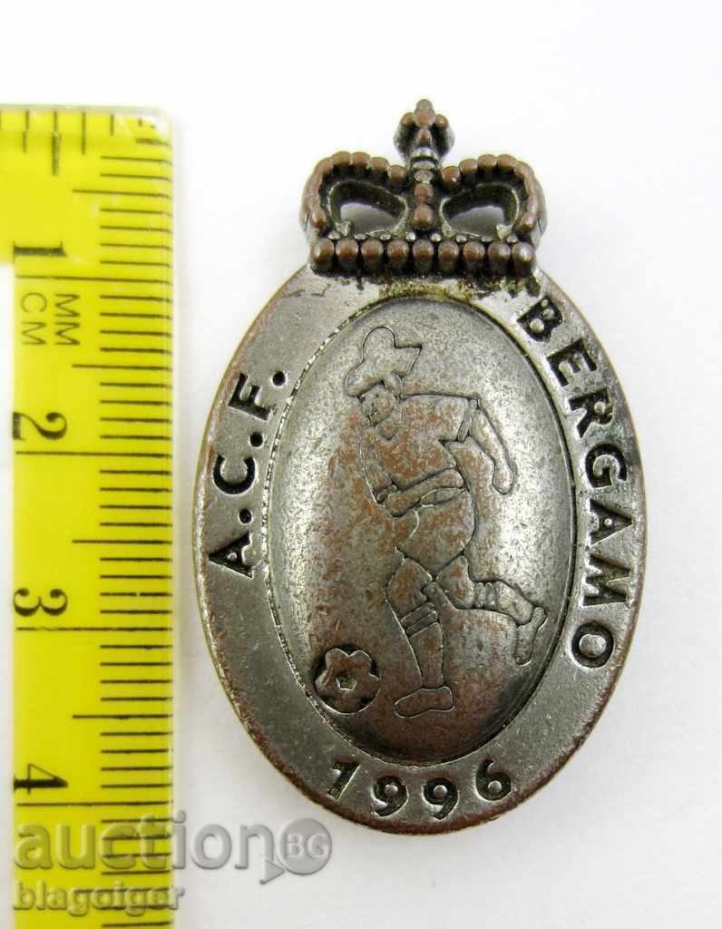 Delivery of OLD FOOTBALL SIGN-BERGAMO-ITALY