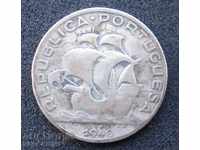 Португалска Монета от Сребро 5 Долара 1940 (1) (4к)