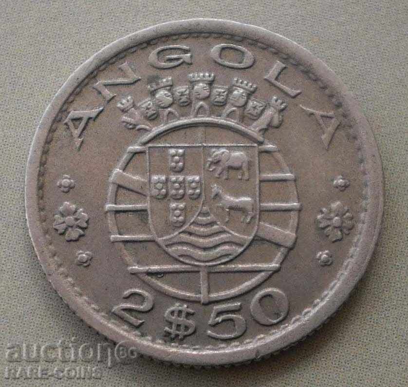 Монета от Ангола 2,5 Eсkудo 1956  (1) (4к) с цена € 3.07 | 6.00 лв.