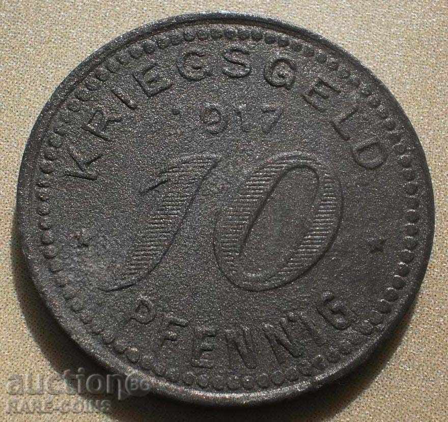 Germania Monede Militare 10 Pfennig 1917 (2) (4k) cu preț € 13.80 | 26.99 BGN