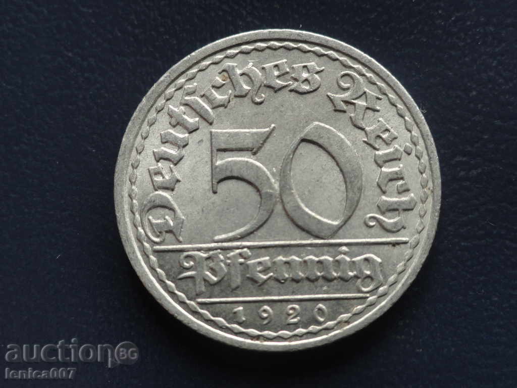 Delivery of Germany 1920 - 50 pfenning (A) Delivery of Germany 1920 - 50 pfenning (A)