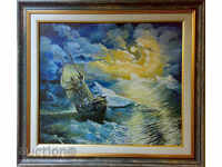 "Moonlight Symphony", θαλασσογραφία, εικόνα