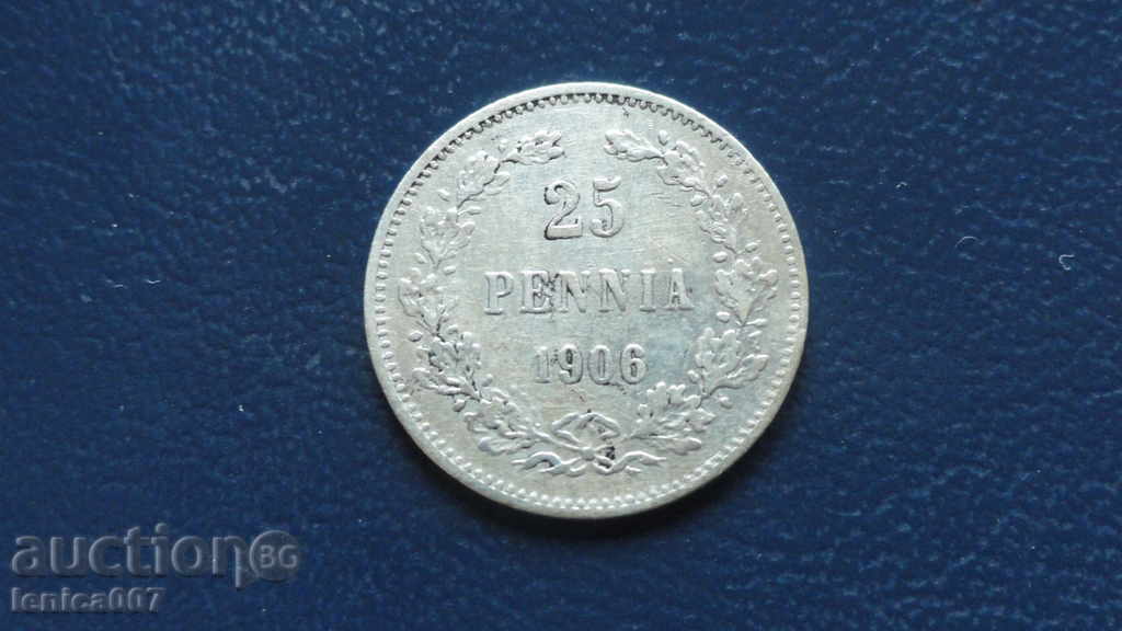 Русия (Финландия) 1906г. - 25 пення