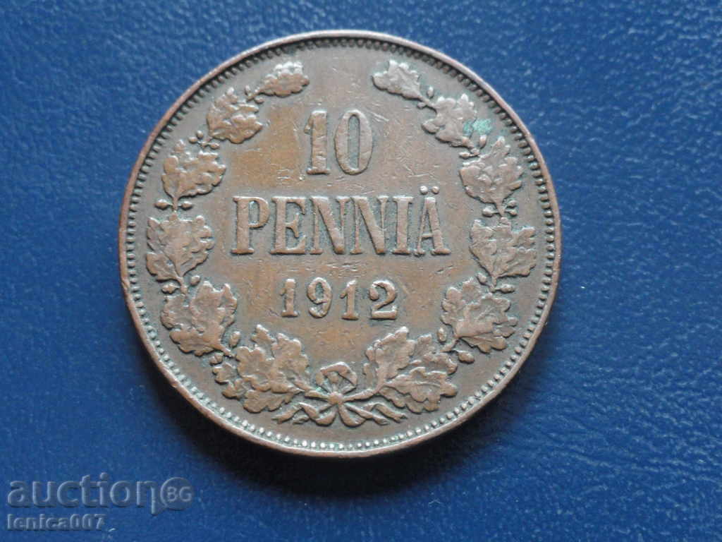 Russia (Finland) 1912 - 10 pennies - 5 Russia (Finland) 1912 - 10 pennies - 5