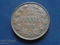 Russia (Finland) 1912 - 10 pennies