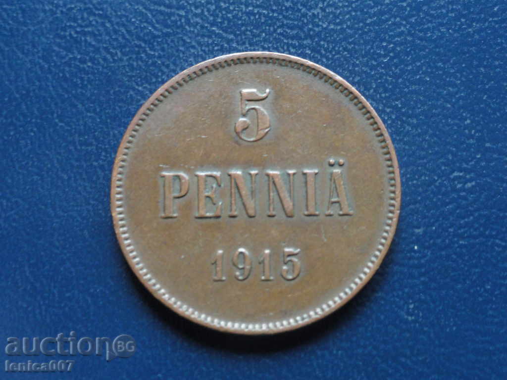 Russia (Finland) 1915 - 5 pennies - 5 Russia (Finland) 1915 - 5 pennies - 5