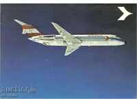 Καρτ ποστάλ - Επιβατικό αεροπλάνο "Ντάγκλας" - DC - 9