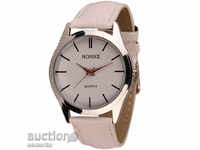 New Ladies Watch with Leather Strap White Stylish Modern Honhx