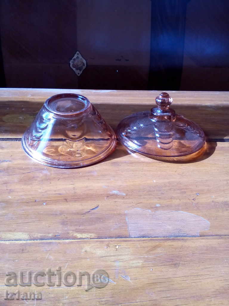 Glass sugar bowl - 5 Glass sugar bowl - 5