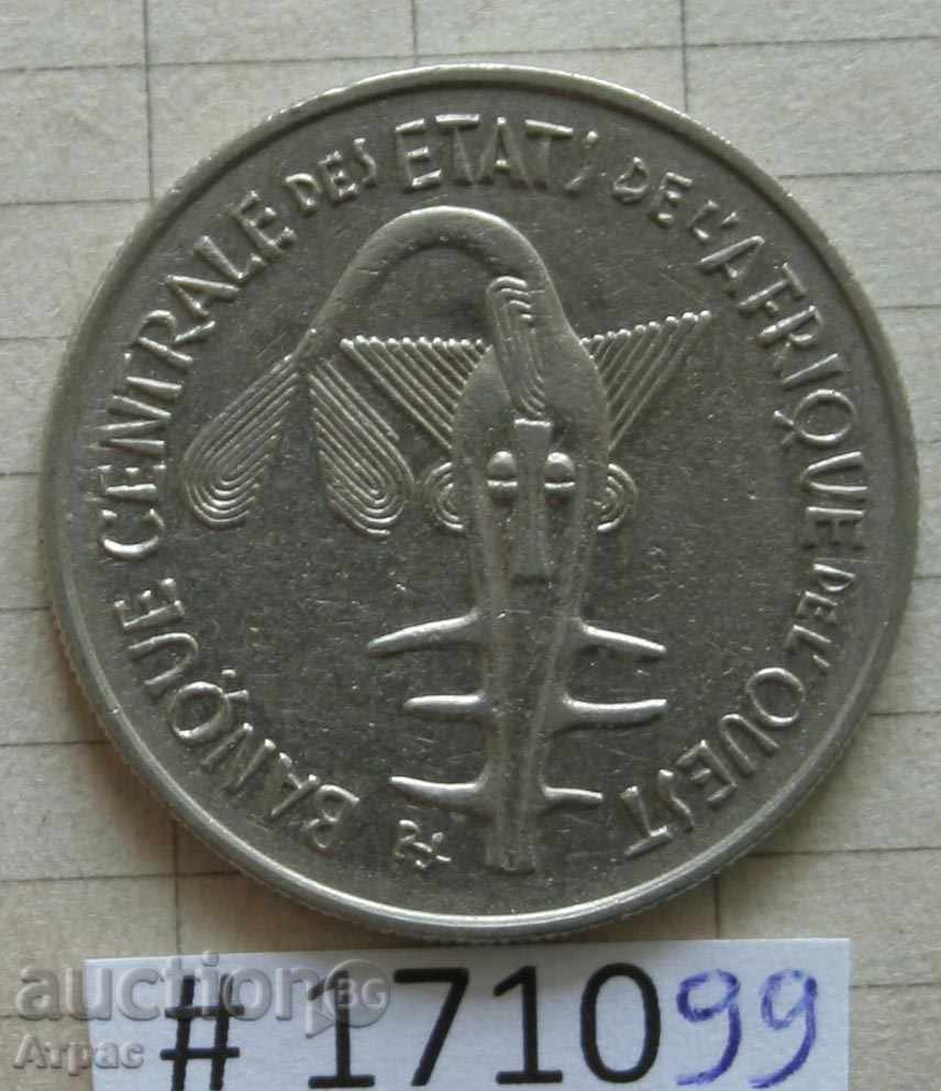 100 φράγκα το 1968 West ισημερινό μελών με τιμή € 0.97 | 1.90 BGN