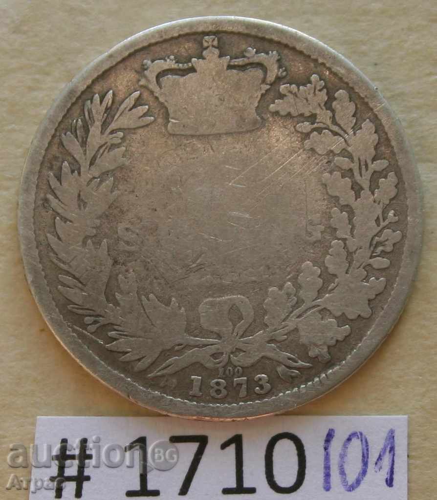 1 șiling 1873 Marea Britanie