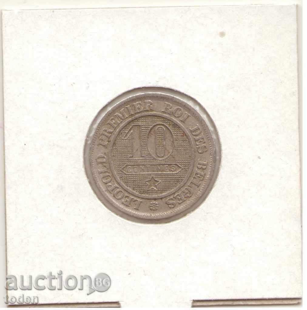 ++ Βέλγιο-centimes 10 έως 1862-KM # 22-Leopold I ++