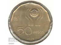 Argentina-50 Pesos-1978-KM# 76-Soccer