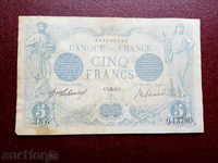 5 франка Франция 1916 г.
